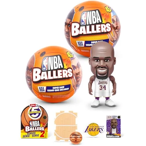 Surprise NBA Ballers, Serie 2 Sammelfigur von ZURU(2 Kapsel), Mehrfarbig/Meereswellen (Ocean Tides) 5