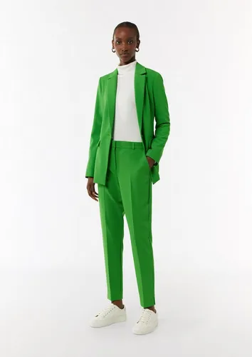 Stoffhose COMMA Damen Gr. 40, grün - Bequeme Stoffhose in regular fit mit Bügelfalte, ideal für Freizeitlooks. Der hochwertige Materialmix sorgt für hohen Tragekomfort.