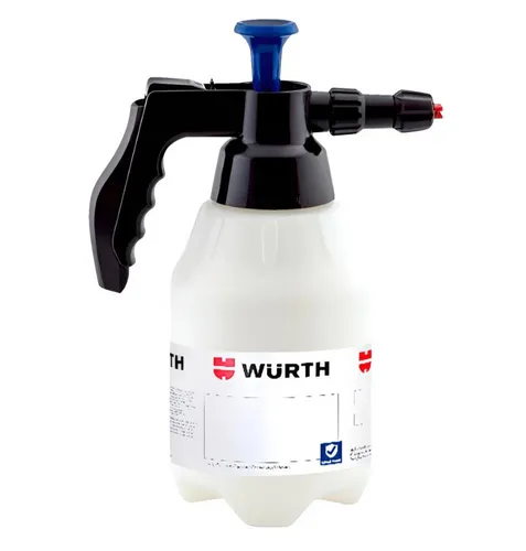 Würth Schaum Pumpsprühflasche 1,5 Liter - Gartenspinklergerät für effektive Reinigung, wandelt Reinigungsmittel in Schaum um und ermöglicht müheloses Arbeiten mit individueller Düseneinstellung.