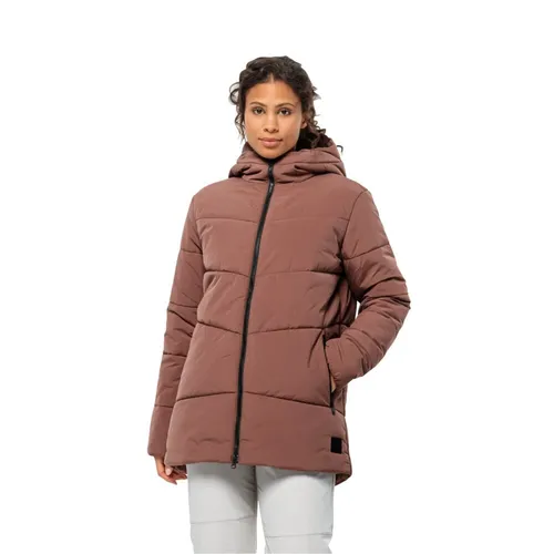 Funktionsjacke JACK WOLFSKIN "KAROLINGER LONG JKT W" - Damen - Hochwertige Funktionsjacke für Damen mit längerer Schnittform, bietet optimalen Schutz und Bewegungsfreiheit. Ideal für Wind und Wetter dank TEXASHIELD und wärmender PRIMALOFT® Isolation.