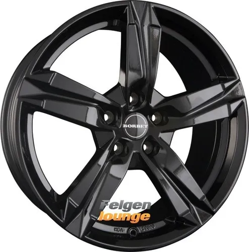 Borbet T10 mistral anthracite 6.5x16" ET50 - Alufelgen 16 Zoll, 5-Speichen-Design in anthrazit glossy, ideal für sportliche Fahrzeuge und hohe Traglast von 650 kg.