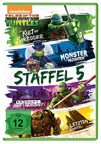 Paramount DVD Teenage Mutant Ninja Turtles Staffel 5 - Zeitreise-Special mit Dimensionen und legendären Charakteren! Erlebe die Abenteuer der Turtles in einem spannenden Aufeinandertreffen mit Shredder und Co. - für Fans ein absolutes Muss!