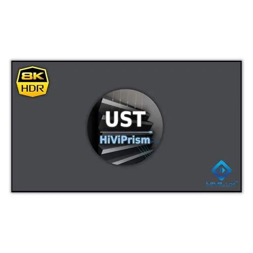 HiViLux 16:9 UST Zero Rahmenleinwand ALR/CLR HiViPrism Cinema HDR 300 cm - Hochwertige 16:9 Rahmenleinwand für Heimkino und Büro. Für brilliante 4K UST HDR Projektionen mit einem Betrachtungswinkel von 160°. Inklusive Wand- und Deckenmontage.