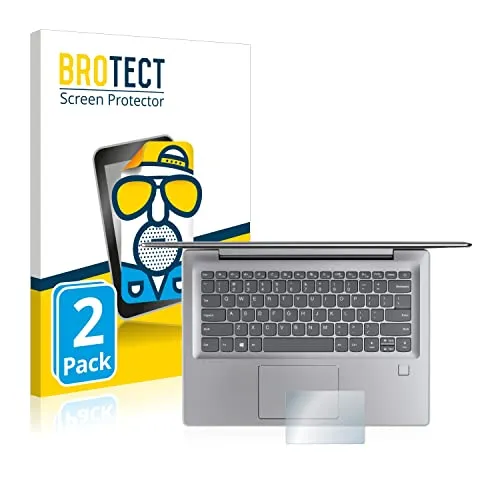 BROTECT Entspiegelungs-Schutzfolie für Lenovo IdeaPad 530s (14") Touchpad (2 Stück) Matte Displayschutz-Folie, Anti-Reflex, Anti-Fingerprint