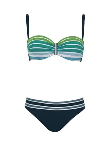 Sunflair Bügel-Bikini Basic Set - Schnelltrocknend und flexibel tragbar - Bügel-Bikinis: Dieses Bikini-Set bietet eingearbeitete Softschalen und abnehmbare Träger für individuelle Passform und perfekten Tragekomfort am Strand.