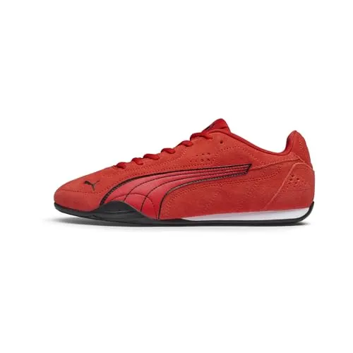 PUMA Catch Sd Sneaker für Damen, Größe 39 in Rot - Stylische Sneaker von PUMA, Größe 39, aus hochwertigem Leder mit flachem Absatz für optimalen Tragekomfort im Alltag.