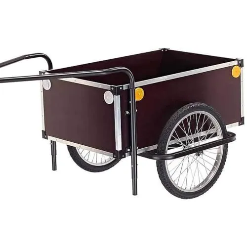ROLAND Fahrradanhänger Jumbo - Handwagen & Transportbox für Lasten - Fahrrad-Transportanhänger mit hoher Ladekapazität, stabiler Bauweise und witterungsbeständiger Transportbox – ideal für umweltfreundlichen Transport.