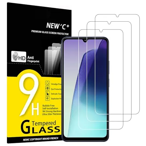 NEW'C 3 Stück für Xiaomi Redmi 14C,Redmi 14R, Redmi A3 Pro für Panzerglas, Frei von Kratzern, 9H Härte, HD Displayschutzfolie, 0.33mm Ultra-klar, Ultrabeständig