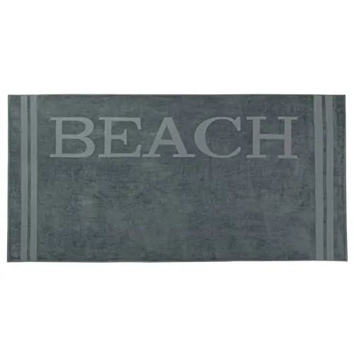 ZOLLNER Strandtuch, Mikrofaser 100 x 200 cm - Strandtuch aus 100% Baumwolle, weich und saugfähig, perfekt für den Strand oder Pool, OEKO-TEX® zertifiziert für hohe Qualität.