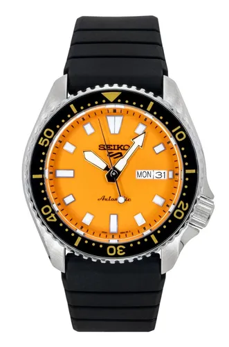 Seiko 5 SKX Series SRPL89K1 Automatikuhr für Herren - Hochwertige Herrenarmbanduhr mit Edelstahlgehäuse, 43mm Durchmesser und strapazierfähigem Silikonarmband – ideal für jede Gelegenheit.