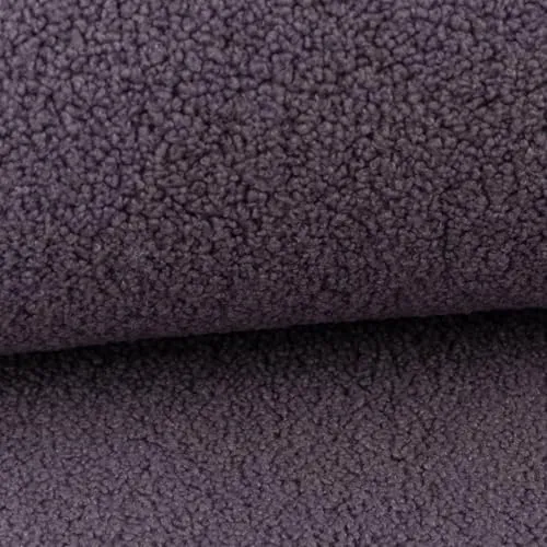 Boucle Stoff Teddystoff Kunstfell Teddy Fur uni lila 1,5m Breite