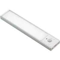 LUXULA LED Unterbauleuchte Akku - Dimmbar & Bewegungsmelder, 20cm - Die LUXULA LED-Unterbauleuchte in Silber bietet kabellose Flexibilität und eine dimmbare Lichtstimmung. Mit innovativer Magnetbefestigung und schnellem Akku-Laden ist sie die perfekte Lösung für Ihre Beleuchtung.