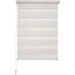 Doppelrollo Klemmfix-Duo-Rollo von Liedeco, Beige 100x160 cm - Rollos – Lichtschutz ohne Bohren! Das praktische Klemmfix-Rollo bietet optimalen Sicht- und Blendschutz und lässt gleichzeitig Tageslicht hindurch.