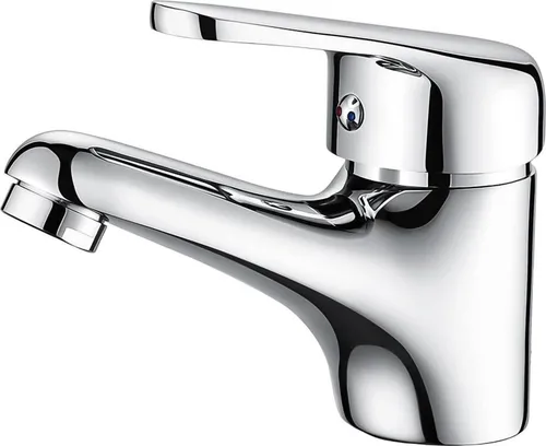 Klein Chrom Einhandmischer Wasserhahn für Bad - Duscharmaturen & Thermostate – Elegante Einhandmischer Armatur aus hochwertigem Chrom für modernes Badezimmerdesign.