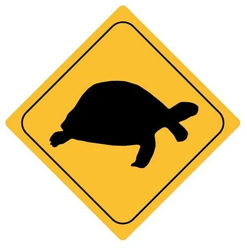 Autoaufkleber Sticker Achtung Schildkröte Aufkleber