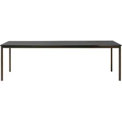 &Tradition Drip HW60 Esstisch, 250 x 100 cm, bronzed / fenix nano laminat schwarz