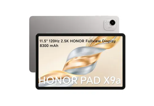 Honor Pad x9a 128GB Tablet - 11,5" Android Tablet mit 128 GB Speicher, 8300 mAh Akku für lange Nutzung und brillante LCD-Anzeige mit 400 cd/m² Helligkeit.