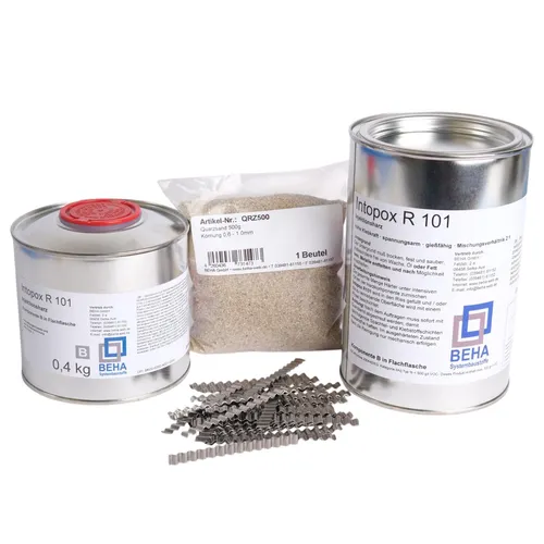 Epoxidharz Gießharz Set für Estrich Risse - EP Epoxidharz, hochwertiges Injektionsharz zur effektiven Risssanierung, ideal für langlebige Reparaturen in Estrich und Böden.
