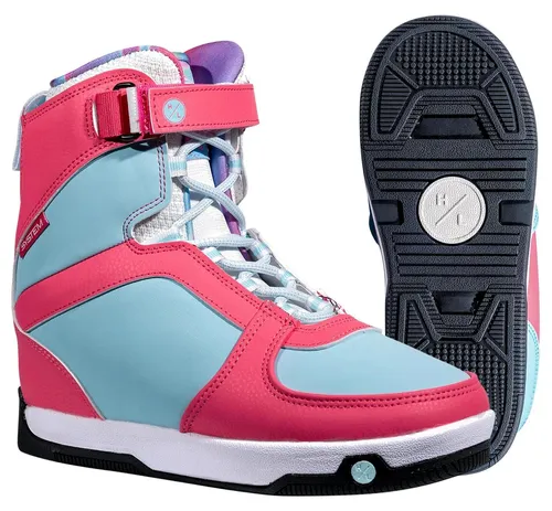 HYPERLITE ARIES Boots 2025 - 38 - Damenspezifischer Wakeboard Boot mit klassischem Sneaker-Look, einstellbarem Knöchel Power Strap für optimalen Halt und Bewegungsfreiheit für stundenlangen Fahrspaß.