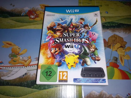 Super Smash Bros. For Wii U Limited Edition - Neu & OVP - Genre: Action & Abenteuer, inkl. Gamecube Controller Adapter für ein unvergleichliches Spielerlebnis auf der Nintendo Wii U.