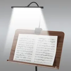 Classic Cantabile 12990 SM Orchesterleuchte für Notenpult - Zubehör für Tasteninstrumente, stufenlos dimmbare LED-Notenpultleuchte mit 78 LEDs für optimale Ausleuchtung, auch als Tischlampe oder Klavierleuchte nutzbar.