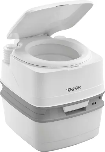 Thetford Porta Potti 165 - Tragbare Campingtoilette - Camping-Toilette mit 20 L Abwassertank, kompaktem Design und Komfort-Höhe, ideal für Wohnmobile und Outdoor-Aktivitäten.