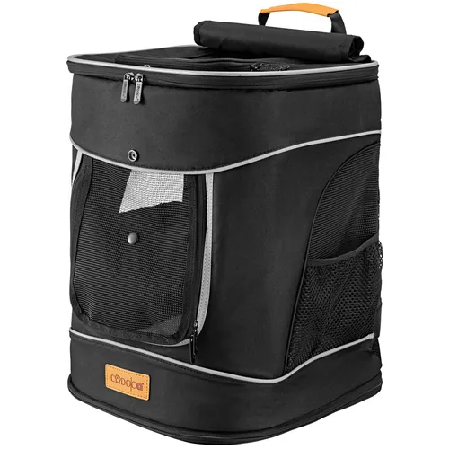 CADOCA® Haustierrucksack bis 20 kg – komfortabler Hunderucksack für Hunde und Katzen - Rucksäcke für Hunde, ideal für Haustiere bis 20 kg mit atmungsaktiven Netzeinsätzen und verstellbaren Gurten für optimalen Tragekomfort.