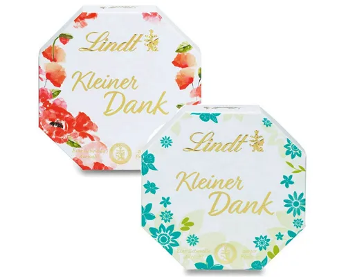 Lindt Kleiner Dank Pralinen Mischung 40g - Edle Pralinen in Geschenkverpackung, ideal als kleines Dankeschön oder für besondere Anlässe. Perfekt für Schokoladenliebhaber!