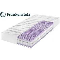 Frankenstolz Matratze Klima T Tonnentaschenfederkern H3 - 80x200 cm - Matratze mit optimaler Temperaturregulierung für angenehme Nächte. Die kühlende Cool Flow Technologie sorgt für einen erholsamen Schlaf, während die Pori-cel®-Auflage für beste Druckentlastung und Luftzirkulation sorgt.