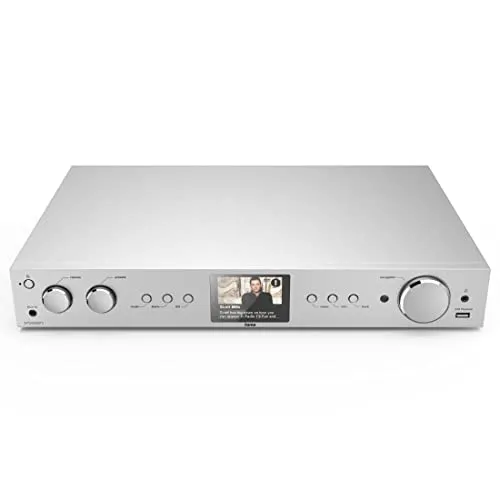 Hama DAB Tuner HiFi Digitalradio - WLAN Stereo Receiver mit Bluetooth, Spotify und Amazon Music für rauschfreien Genuss und einfache Bedienung