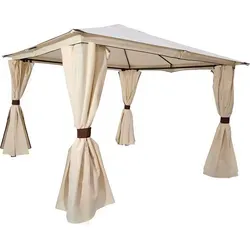 DEGAMO Pavillon-Ersatzdach VENEZIA 300x300 cm - Pavillon-Dächer, wasserdichtes Polyesterdach für den Pavillon VENEZIA, einfache Selbstmontage für optimalen Schutz im Garten oder auf der Terrasse.