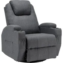Massagesessel Relaxsessel 360° drehbar mit Wärmefunktion - Sofa & Sessel: Entspannen Sie mit diesem verstellbaren Massagesessel, der nicht nur 360° drehbar ist, sondern auch eine wohltuende Wärmefunktion bietet.