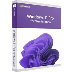 Microsoft Windows 11 Pro for Workstations - Leistungsstarkes Betriebssystem für professionelle Nutzer, ideal für Datenverarbeitung und Medienproduktion