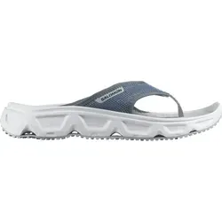 Salomon Herren Reelax Break 6.0 Slipper - Blue Ashes White Pearl Blue, Größe 42 EU - Wanderschuhe mit gepolsterter EnergyCell-Zwischensohle für höchsten Komfort. Ideal zum Entspannen und Minimieren von Ermüdung.