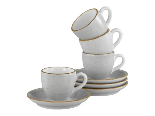 CreaTable - Vintage Nature - Espresso-Set 8-tlg. (Stein)