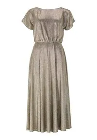 SWING Cocktailkleid in Glanz-Optik, Größe 40 - Elegantes Cocktailkleid in Glanz-Optik mit taillierter Form und fließenden Fledermausärmel für Bewegungsfreiheit. Perfekt für besondere Anlässe!