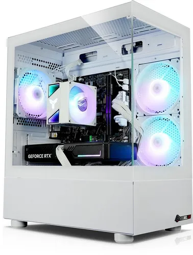 Kiebel Booster V Gaming-PC: AMD Ryzen 5, RTX 3050, 32 GB RAM - Gaming-PC für Hochleistung und Stil mit 32 GB RAM und 2000 GB SSD. Ideal für Gamer und Multimedia-Anwendungen, vorinstalliert mit Windows 11 für sofortigen Start.