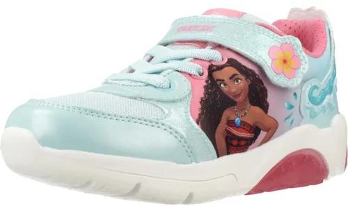 Geox Sneaker aus Lederimitat/Textil in Blau - Größe 26 EU - Modische Sneaker in Türkis mit Klettverschluss, ideal für den Alltag. Bequem und stylisch mit robustem Obermaterial und flexibler Laufsohle.