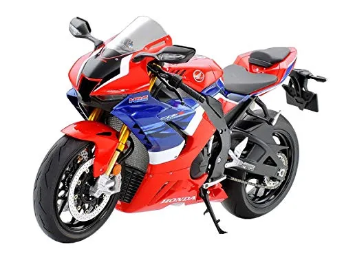 TAMIYA 1:12 Honda CBR 1000-RR-R Fireblade SP - Detaillierter Modellbausatz - Motorrad-Modellbausätze im Maßstab 1:12, originalgetreue Nachbildung mit bebilderter Anleitung für einfaches Zusammenbauen und individuelle Lackierung.