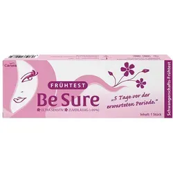 Frühtest Schwangerschaftstest - Ultra-sensitiver Schwangerschaftstest für eine einfache Anwendung, der bereits 5 Tage vor der Periode Ergebnisse liefert. Ideal für die sichere und unkomplizierte Anwendung.