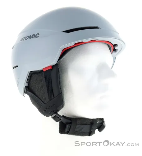 ATOMIC SAVOR AMID Skihelm in Grey Größe L - Unisex für Erwachsene - Skihelme mit 360° Fit System für perfekten Sitz und überlegenen Aufprallschutz durch AMID-Technologie, ideal für Pistenskifahrer und Winterliebhaber.