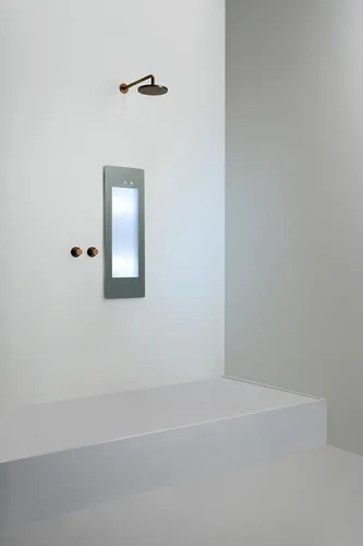 Sunshower Round line Small Plus Grey Grau IR + UV (H95 x B33 x T12 cm)