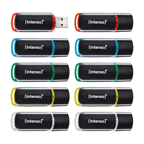 Intenso USB Stick Business Line 10-pack 4 GB - Praktisches 10er-Pack Intenso USB Sticks mit 4 GB Speicherkapazität, ideal für den professionellen Einsatz und die sichere Speicherung wichtiger Daten.