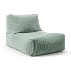 Sitting Point Sitzsack Rock Shara Cord Salbei – Bequemer Sitzgenuss - Stylischer Sitzsack in Salbei mit hochwertigem Cord-Bezug, ideal für entspannte Stunden und kreative Wohnräume.
