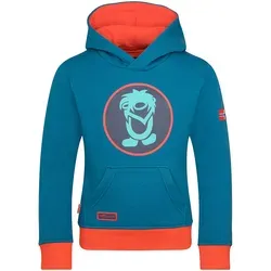 Trollkids Hoodie "Troll" in Türkis, Größe 92 - Bequemer Trollkids Hoodie "Troll" in Türkis für Kinder. Mit Kängurutasche, Kapuze und einem stylischen Colour-Blocking-Design. Ideal für aktive Tage!