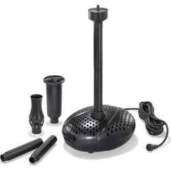 esotec Teichpumpe Solar Fountain 3300/4300 - Universelle Ersatz-Pumpe - Gartenpumpen mit leistungsstarkem, kollektorlosem Antrieb und Trockenlaufschutz. Ideal für Solarbetrieb, inklusive Sprinklerset und werkzeuglosem Zugang zur Reinigung.