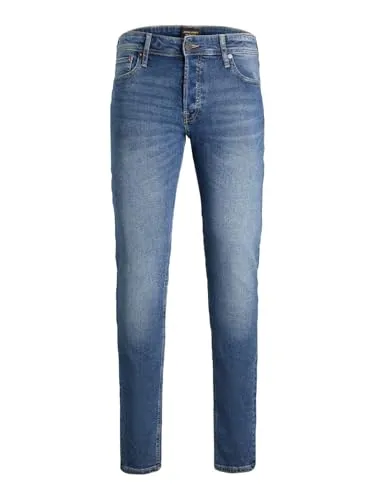JACK & JONES Herren Jjiglenn Jjoriginal NA 031 Noos Jeans - Blue Denim Jeans in 31W/32L EU, unterstützt die Better Cotton Initiative für nachhaltige Mode.