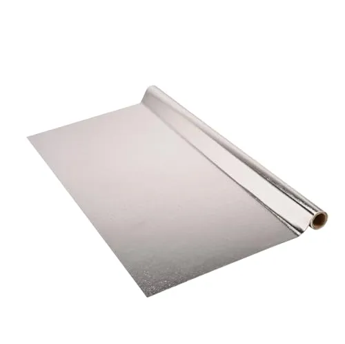 Klebefolie Metall Optik Alu Gebürstet mit Struktur Dekofolie Möbelfolie Tapeten selbstklebende Folie, PVC, ohne Phthalate, silber, 45 cm x 1,5 m, Stärke: 0,12 mm, Venilia 53125