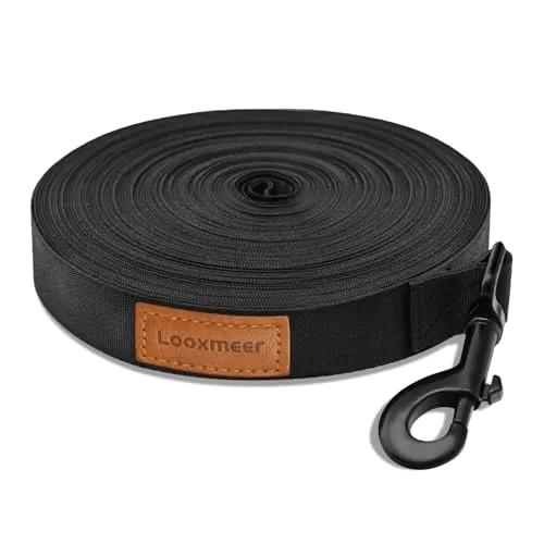 Schleppleine für Hunde, 3m 5m 7m 10m 15m 20m 25m 30m Schleppleine mit Robusterem Karabiner, Hundeleine für Große bis Kleine Hunde, Laufleine für Spaziergang, Übungsleine, Reißfeste Trainingsleine