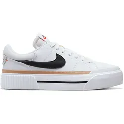 Nike Damen Court Legacy Lift Sneaker - Stilvoll und bequem - Damen-Sneaker mit hochwertigem Leder-Obermaterial für optimalen Tragekomfort und einen sportlichen Look.